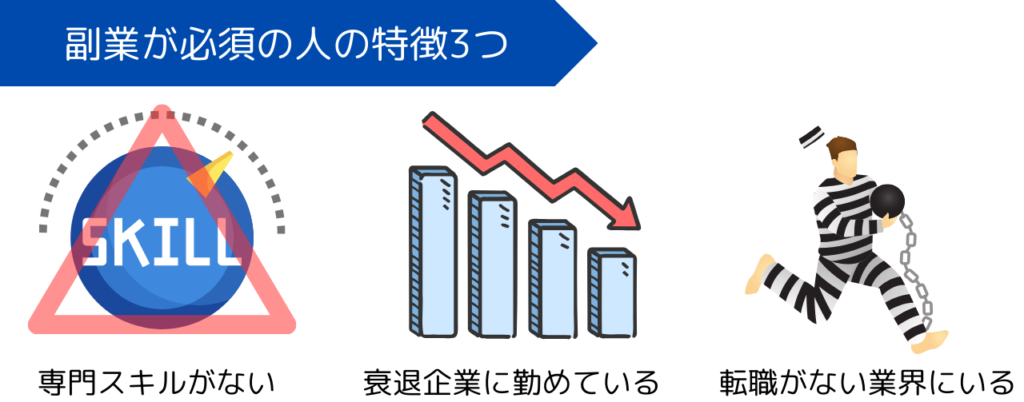 副業が必須の人の特徴3つ