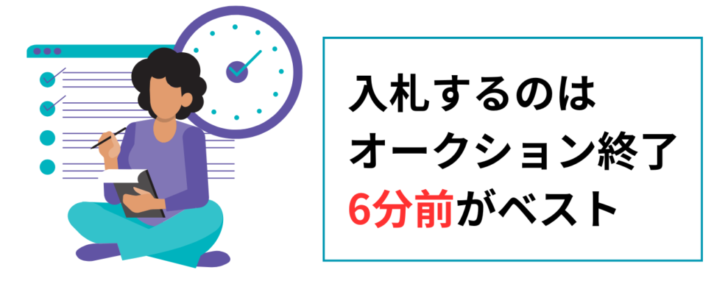 ヤフオクで最適な入札タイミング