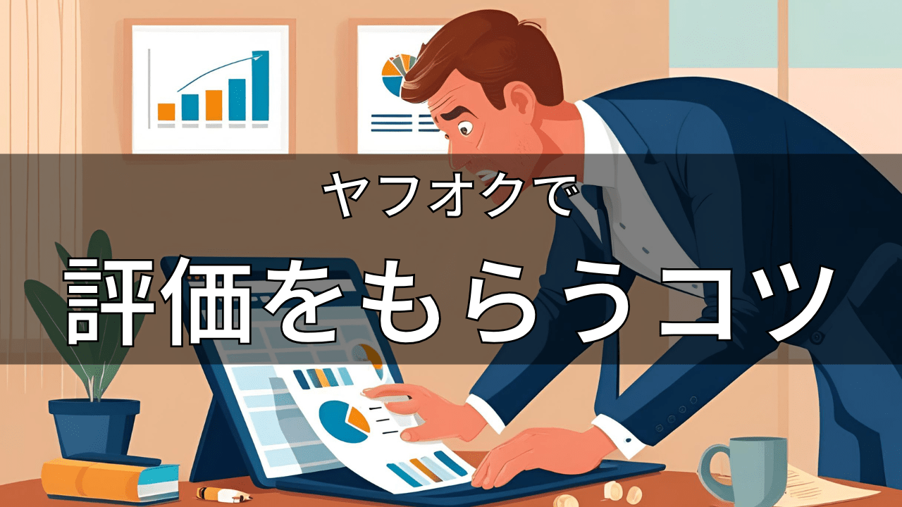 ヤフオクで評価をもらうコツ