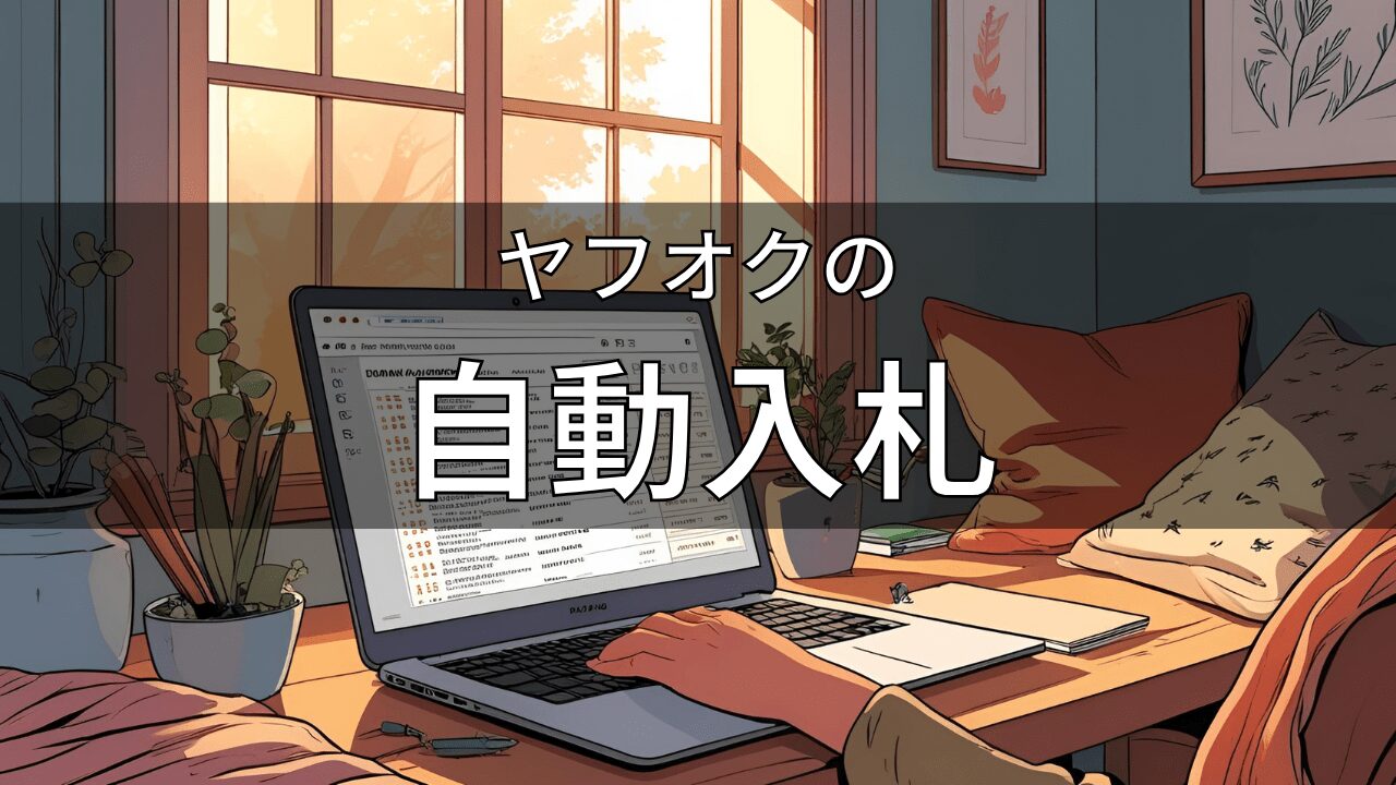 ヤフオク自動入札の勝ち方