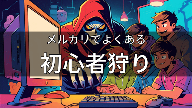 メルカリでよくある初心者狩り
