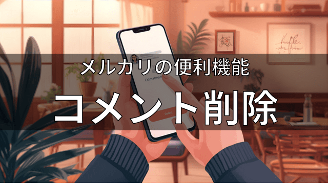 メルカリのコメント削除機能