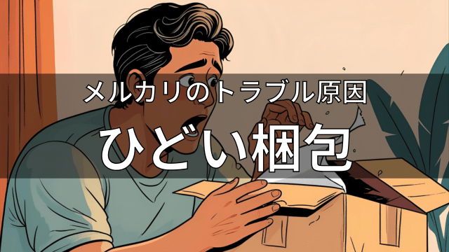 メルカリのひどい梱包とは?