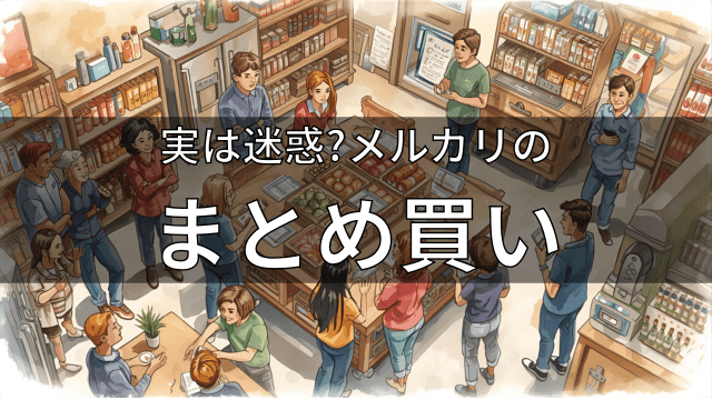 実は迷惑?メルカリのまとめ買い