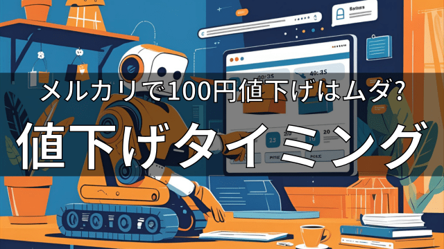 メルカリで最適な値下げタイミング
