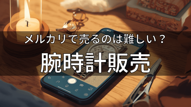 メルカリで売るのは難しい？腕時計販売