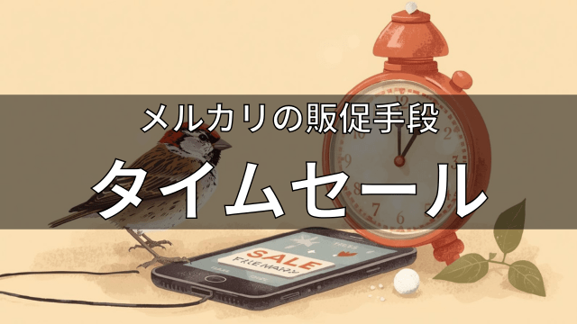 メルカリの販促手段 タイムセール