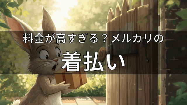 料金が高すぎる？メルカリの着払い