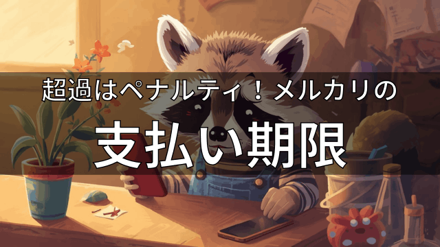 超過はペナルティ！メルカリの支払い期限